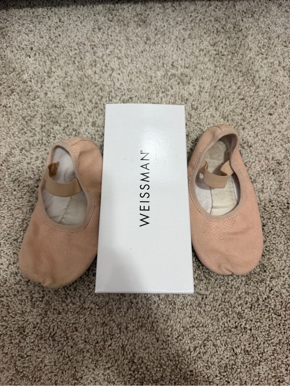 Weissman Kids Ballet Slippers in Ballet Pink